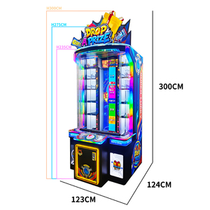 Machine d'arcade OEM personnalisée Leon Drop Prize Two One Redemption, empilable, avec sortie double ticket, sortie de cadeaux en peluche et jackpot caché, 110/220V - Product Image 6