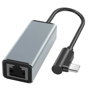 TYPE-C至3端口USB 3.0集线器至以太网适配器100M WIFI USB C至rj45以太网适配器，适用于苹果iOS安卓电脑