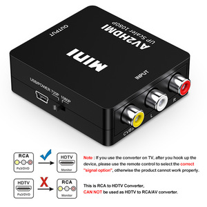 Convertidor AV/VGA Transfronterizo, 1920x1080 HD, <span class=keywords><strong>Video</strong></span>, Caja Blanca Pequeñ<span class=keywords><strong>a</strong></span>, Adaptador de Línea de TV, <span class=keywords><strong>Audio</strong></span> y <span class=keywords><strong>Video</strong></span> - Product Image 4