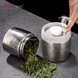 Vacare กล่องเก็บสุญญากาศผนังสองชั้นทำจากไทเทเนียมแท้สำหรับกาแฟและอาหารพร้อมโลโก้ที่ออกแบบเองได้เป็นมิตรกับสิ่งแวดล้อม - Product Image 2