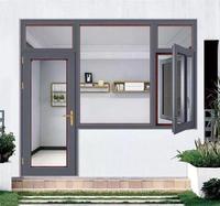 Ventanas Abatibles de Aleación de Aluminio Modernas de Alta Calidad - Duraderas, Eficientes Energéticamente, con Vidrio Low-E, Certificación Energy Star, para Exteriores y Baños