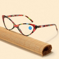 Jiuling lunettes rétro petit œil de chat PC lentille presbytie moins 400 lunettes correctrices femmes lunettes de lecture flexibles