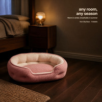 Coussin pour animaux de compagnie en tissu épais et chaud pour l'hiver, tapis respirant toutes saisons pour grands chiens