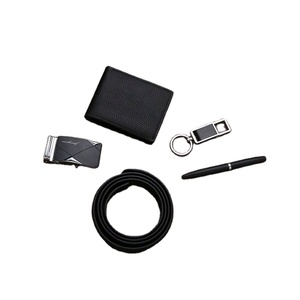 Executive <b>Gift</b> <b>Set</b>: Branded Leather Belt, Keychain, Pen & Wallet - Perfect Corporate Promo - Product Image 2