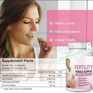 Cápsulas de Ácido Fólico y Mioinositol VitaSpring OEM, Suplementos para la Salud, Vitaminas para Mujeres, Cápsulas de Ácido Fólico para la Fertilidad Femenina - Product Image 3