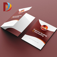 Dossiers de présentation personnalisés en provenance d'usine chinoise, produits de classement, organiseur de documents A5 à deux poches, dossier avec logo personnalisé