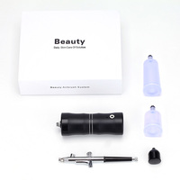 Mini Kit de compresor de aire, pistola de pulverización de aerógrafo pequeño y conjunto de compresor para pintar, maquillaje, Nail Art
