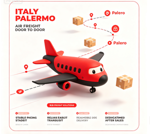 Transport aérien porte-à-porte vers Palerme, Italie, livraison du dernier kilomètre, transit rapide, faible coût, support après-vente fiable - Product Image 1