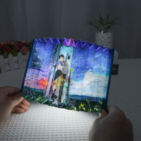 Diwali Radiance Lampe d'écran à motif d'anime rechargeable et peu encombrante Solution d'éclairage premium