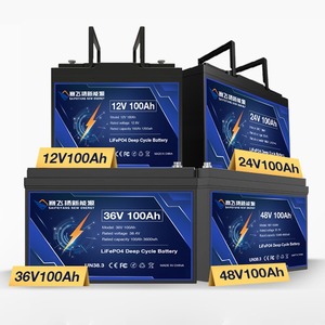 แบตเตอรี่ Saifyang New Energy LiFePO4 แบบ Deep Cycle 12V 24V 36V 48V 100Ah สำหรับรถบ้าน เรือ และสถานีฐาน - Product Image 1