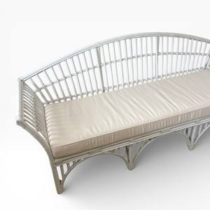 Sillón de Mimbre Estilo Boho, Sofá de Mimbre Natural Hecho a Mano, Sofá de Descanso para Interiores y Exteriores - Product Image 2