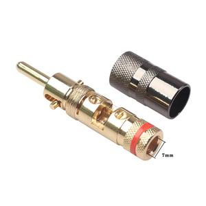 Lockable Banana <strong>Plug</strong> Connector, <strong>Speaker</strong> Cable <strong>Plug</strong>, Hifi Screw Locking Audio Adapter - Product Image 5