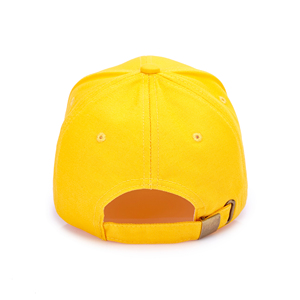 Casquette de baseball neutre jaune en coton, 6 panneaux, avec logo brodé personnalisé, formage automatique, haute qualité, vente en gros - Product Image 6