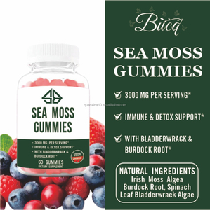 Suplemento de Musgo Marino OEM, Aumenta la Energía y la Inmunidad, Blanquea la Piel, Alivia el Estrés, 60 Gomitas Familiares - Product Image 4