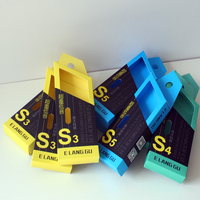 Dossiers Papier Recyclables Personnalisés Économiques pour Emballage d'Électronique Grand Public, Pelliculage Mat, Gaufrage, Impression Offset Couleurs, Taille Sur Mesure