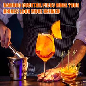 Bamboo Knot Flower Sticks Toothpicks for Decoration - Fruit & Cake & Sandwich Skewer - Product Image 3