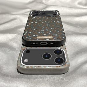 เคสไอโฟนลายดอกไม้และลายจุด สำหรับ 17 Pro Max, 16/15 Pro, 14/13/12/11 สไตล์สดใส เคสป้องกันแบบเต็มตัว - Product Image 6