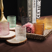 Vente en gros de pots à bougies cylindriques en verre résistant à la chaleur de 8 oz de couleur verte, étiquettes - Décoration de la maison, fabrication de bougies DIY