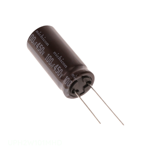 Condensateur traversant à électrolyte aluminium 100 µF 20 % 450 V RADIAL UPH2W101MHD - Product Image 1