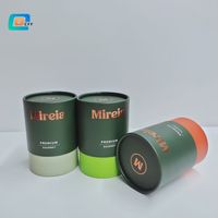 Boîte cylindre en papier pour vêtements, boîte-cadeau en carton personnalisée, avec des yeux renforcés, emballage en papier pour oreiller, 50 pièces