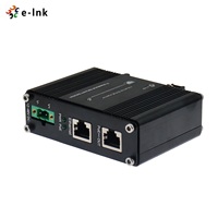 Injecteur PoE 802.3at 60W 5G Extérieur Rail DIN Industriel Adaptateur Injecteur Ethernet Actif Alimentation 48V CC Sortie Vente en Gros