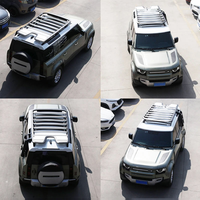 Échelle de toit de voiture, barre de toit 4x4 en aluminium pour Land Rover Defender 90 110 L663