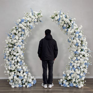 Fleurs artificielles 5D en soie de haute qualité, faites à la main, longue durée, pour décoration d'arche de mariage, de retour à l'école et de Noël – Vente directe usine - Product Image 1