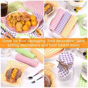 Custom Deli Food Grade Safe Cold Cuts Cheese Platters Oil Stain Proof Packaging Greaseproof Sandwich <b>Wrap</b> <b>Rolls</b> <b>Paper</b> - Product Image 3