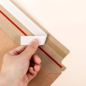 Sobres de Envío Personalizados de Formato Vertical con Apertura Lateral Corta, Bolsas de Cartulina Blanca de Papel Kraft Ecológico para Logística - Product Image 5