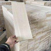 Bois de Paulownia de qualité AA/AB, Joint de doigt de Batten stratifié FJ EG bois massif S4S Surface bon marché prix d'usine