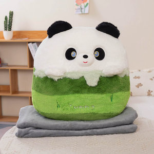 Adorable Peluche de Capibara, Panda, Cachorro, Pingüino, 2 en 1, Manta de <span class=keywords><strong>Aire</strong></span> <span class=keywords><strong>Acondicionado</strong></span>, Muñeco de Peluche, Almohada para Dormir - Product Image 6