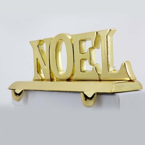 Indoor & Outdoor Decor Latest Design Brass Shiny <b>Stocking</b> <b>Holder</b> Best Seller Quality Antique Gold Aluminium <b>Stocking</b> <b>Holder</b> - Product Image 6