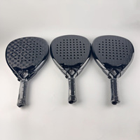 Expédition rapide dans le monde entier, logo personnalisé, raquette de padel en fibre de verre à module élevé, forme de larme, finition mate, design exclusif