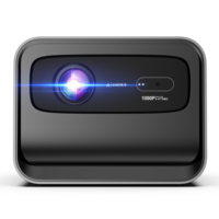 Projecteur intelligent 1080P Google TV commercial, correction automatique de la distorsion trapézoïdale, vidéo électrique, mini écran DLP extérieur, home cinéma, projecteur portable