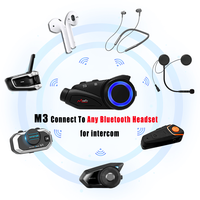 Caméra d'enregistrement vidéo Wifi 1080P pour moto, interphone sans fil pour casque, casque audio