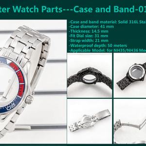 BESSRON HM-300 316L Stainless Steel <b>Watch</b> Case Eco-Friendly Luminous Hands 42mm*12mm Waterproof Sturdy NH35/NH36 <b>Mechanical</b> - Product Image 3