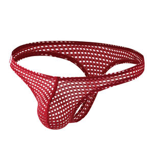 Mannen String Mesh Ademend Dun Ondergoed Gay Heup-Blootgestelde Sexy Mode Low-Taille String Volwassen Seks - Product Image 1