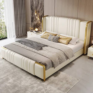 Home Bedroom Furniture Set Queen Bed Frame Double Single king Size Letto <strong>Camas</strong> Matrimonial Muebles <strong>De</strong> Dormitorio Up-holstered - Product Image 4