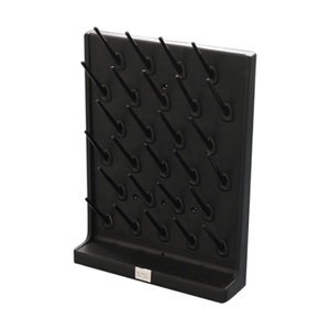 Séchoir de laboratoire mural <span class=keywords><strong>à</strong></span> 27 tiges, simple face, résistant aux produits chimiques, design moderne, en PP, avec égouttoir - Product Image 1