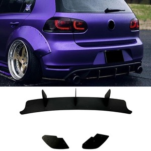 For VW Golf MK6 GTI 2008-2013 Body Kit Rear Bumper <b>Splitter</b> Rear Bumper Spoiler Guard Cover <b>Lip</b> Car Accessories - Product Image 2