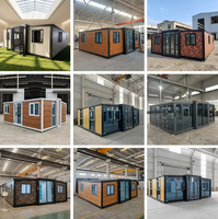 Casa Contenedor Modular Multiestilo, Villa Prefabricada Expandible de Paquete Plano Personalizada para Uso en Oficinas de Construcción y Alojamientos
