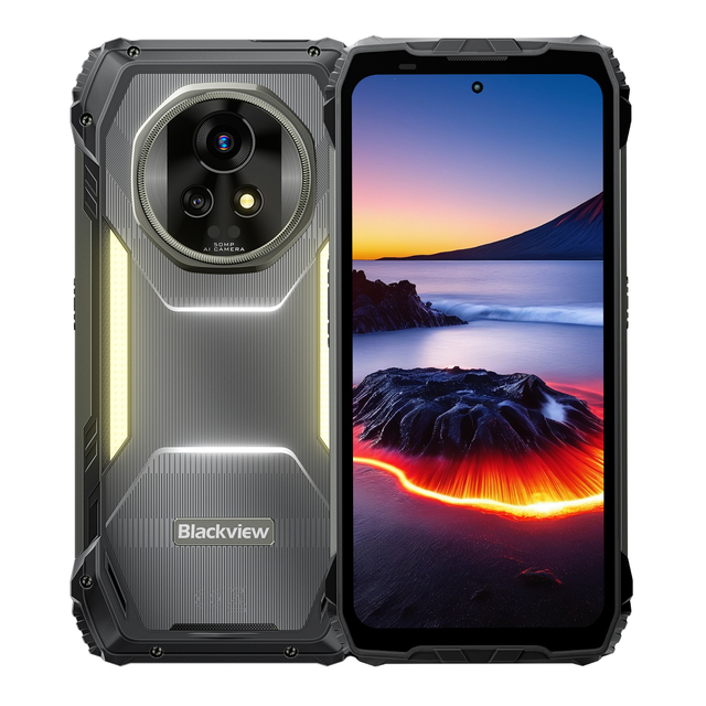 Blackview XPLORE 2 Rugged 5G AI Phone CDMA GSM ESIM 6.73" 3.2K AMOLED D8300 20000mAh 120W Fingerprint SOS Water Resistant IP68
