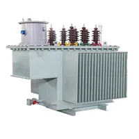 Transformateur compact à faible capacité, triphasé, immergé dans l'huile, de type liquide, pour la distribution d'énergie électrique