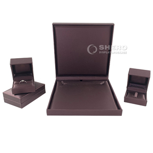 Premium Pu Jewelry <b>Storage</b> <b>Box</b> Fashion Valentine Gift <b>Box</b> With Soft Lining For Jewelry Shop Display - Product Image 4