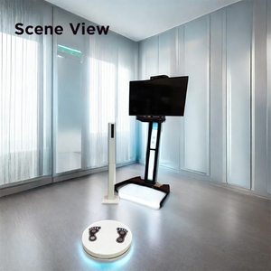360 °   Plateforme tournante de numérisation corporelle avec pèse-personne 4 électrodes pour scanner corporel 3D, équipement de gym OEM 45CM - Product Image 1