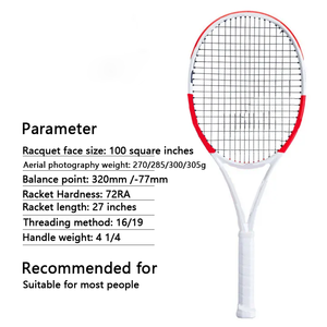 Raqueta de Tenis Portátil <span class=keywords><strong>Bolat</strong></span> Pure Feel para Pure Strike 100, Fibra de Carbono 16x19 para Golpes con Efecto y Potencia - Product Image 3