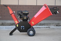 Broyeur et trancheur de bois professionnel pour jardin et industrie, avec moteur à essence, diamètre de coupe de 1 à 15 cm, efficacité de 800 kg/h