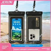 Casing Ponsel PVC Tahan Air untuk Luar Ruangan, Desain Mengapung, Cocok untuk Berenang, Pemandian Air Panas, Arung Jeram, Festival Songkran, Model Spons