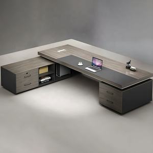 Muebles comerciales Mesa de oficina de lujo Muebles de oficina Escritorio de oficina ejecutiva para CEO - Product Image 4