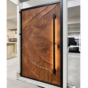 Amerikanische Art Zeitgenössische Massivholz Eingang Haupteingang türen Haustüren für Häuser Moderne äußere Haupt schwenkt ür - Product Image 3